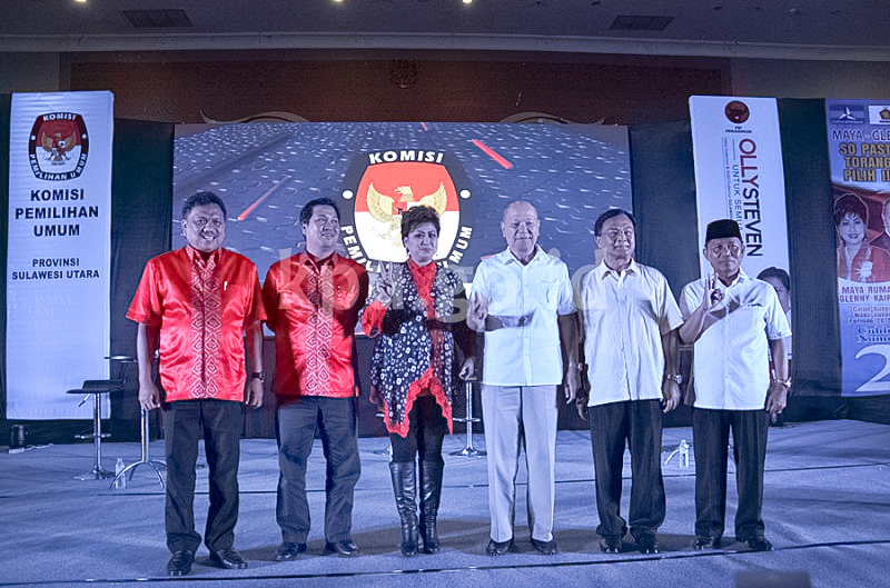 Inilah Perolehan Suara Pilkada Gub-Wagub Sulut di Tomohon